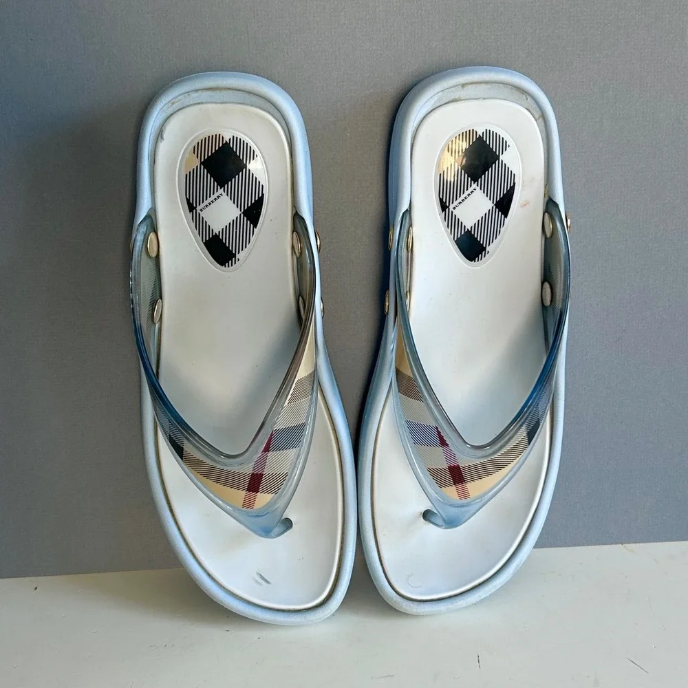 Burberry Nova Check Slides Men display picture 1